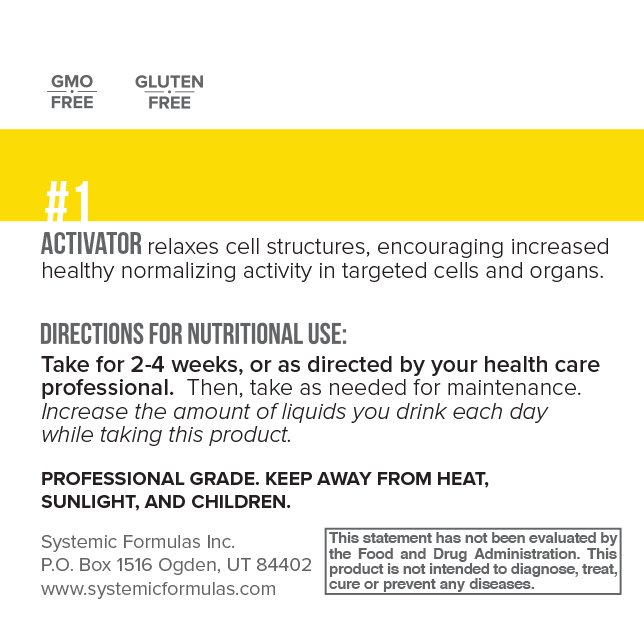 Systemic Formulas #1 – Activator