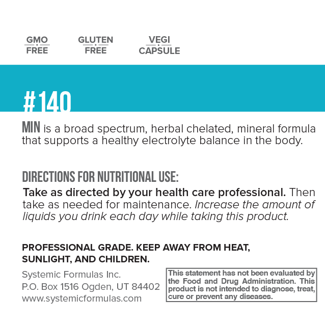 Systemic Formulas MIN – Multimineral Plus