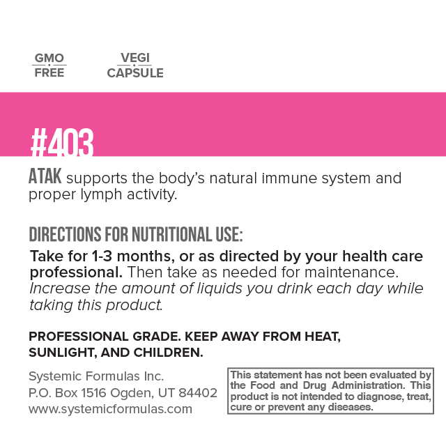 Systemic Formulas ATAK – Immune Rejuvenator