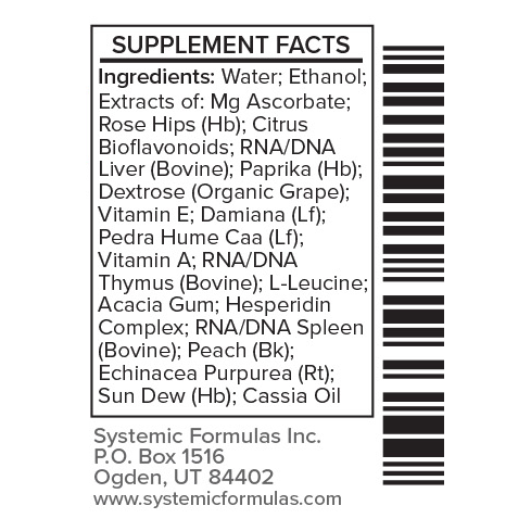 Systemic Formulas TACX – Vitamin DTX Tincture