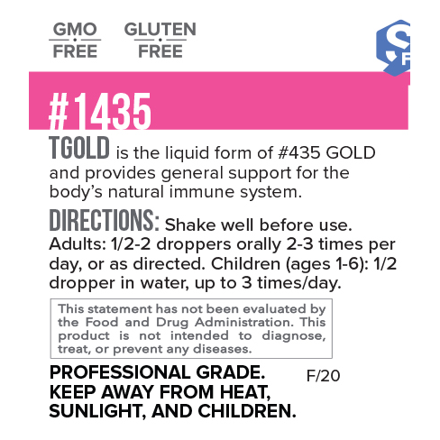 Systemic Formulas TGOLD – Immune Plus Tincture