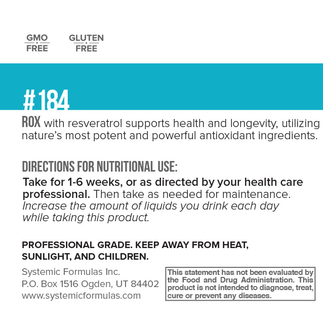 Systemic Formulas ROX – Super Antioxidant