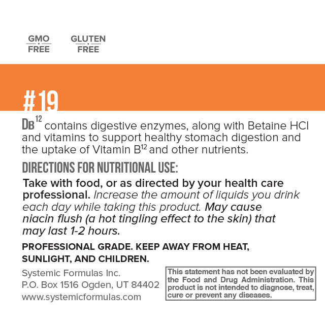 Systemic Formulas DB12
