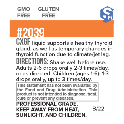Systemic Formulas CXGf – Thyroid