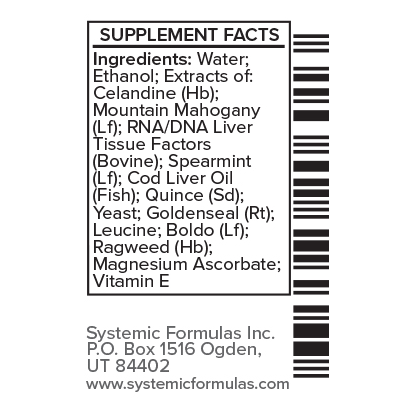 Systemic Formulas CXL – Liver