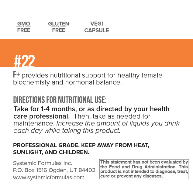Systemic Formulas F+ – Female Plus