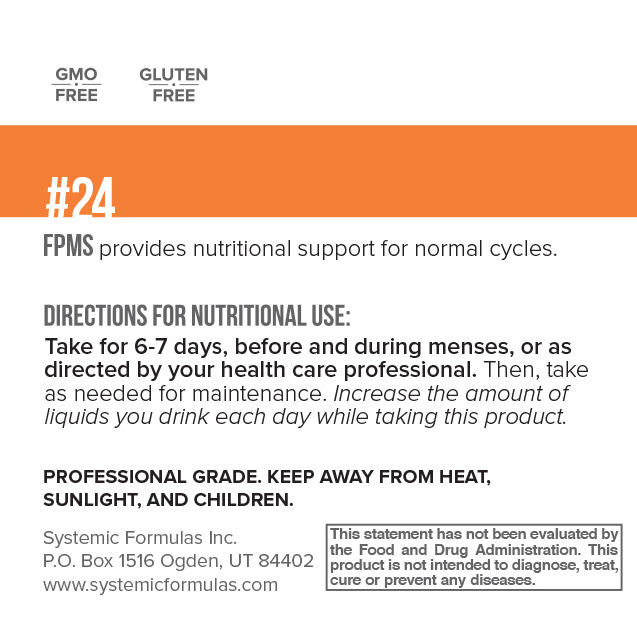 Systemic Formulas Fpms – Female Health