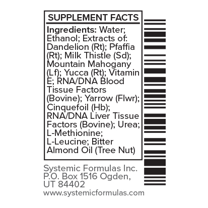 Systemic Formulas CXCLNZ – Chelator
