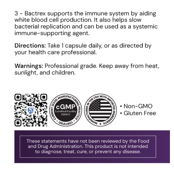 Systemic Formulas #3 – Bactrex