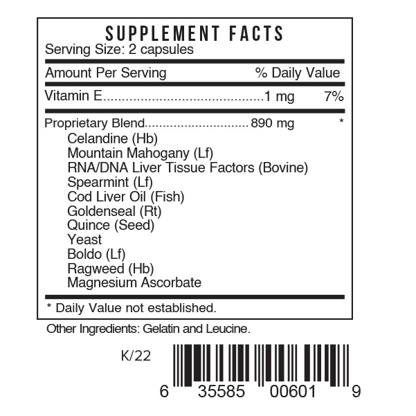 Systemic Formulas L – Liver