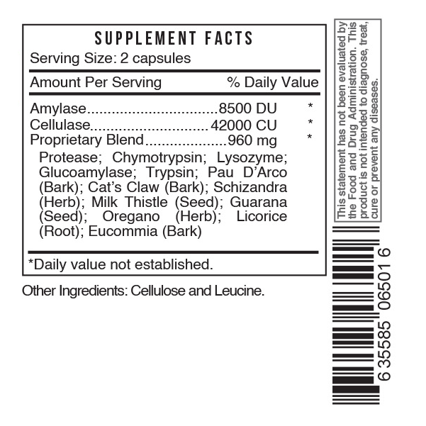 Systemic Formulas Enzee – High Potency Enzyme Complex