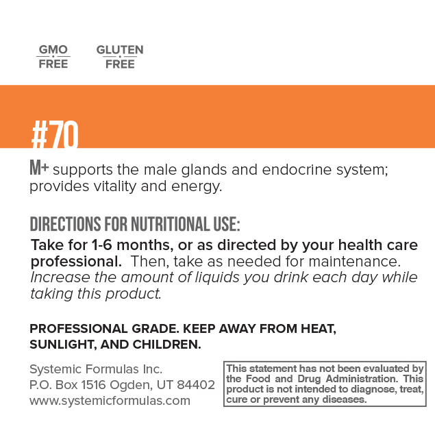 Systemic Formulas M+ – Male/Endocrine