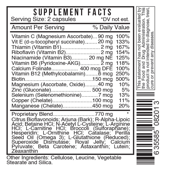 Systemic Formulas EPIC – Metabolic NO-ONOO Micro-Antioxidant