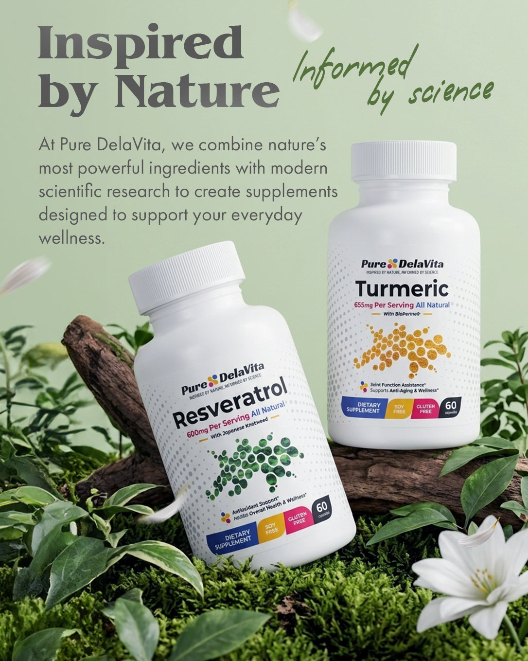 Pure DelaVita Resveratrol details