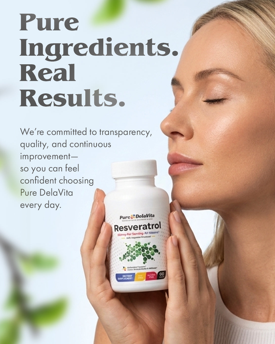 Pure DelaVita Resveratrol details