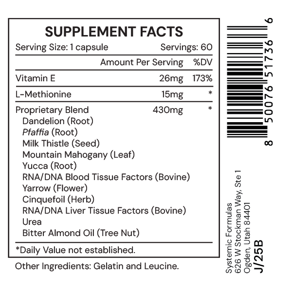 Systemic Formulas CLNZ – Chelator
