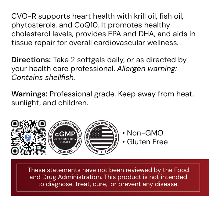 Systemic Formulas CVO-R – Cardiovascular Oil