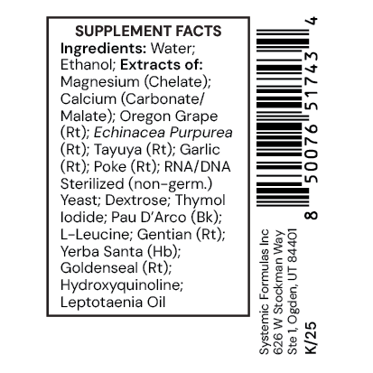 Systemic Formulas CX3 – Bactrex