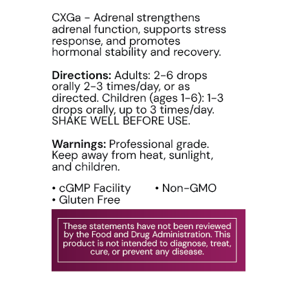 Systemic Formulas CXGa – Adrenal
