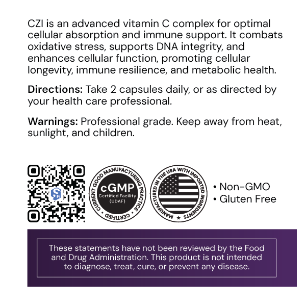 Systemic Formulas CZI – Vitamin C, Zinc, Immune Support