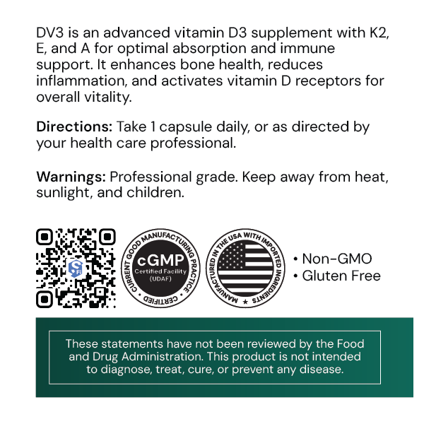 Systemic Formulas DV3 – Vitamin D3 + Immune Support