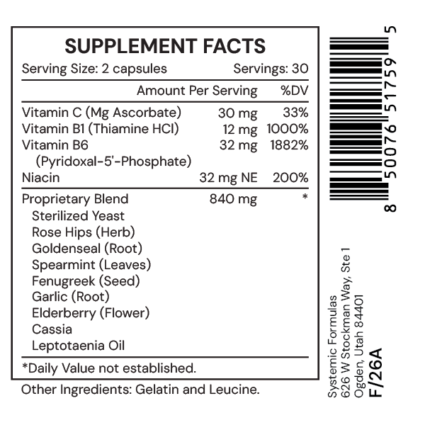 Systemic Formulas GOLD – Immune Plus