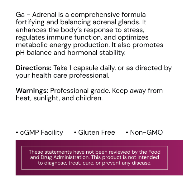 Systemic Formulas Ga – Adrenal