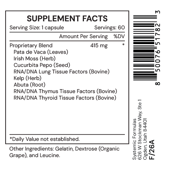 Systemic Formulas Gf – Thyroid