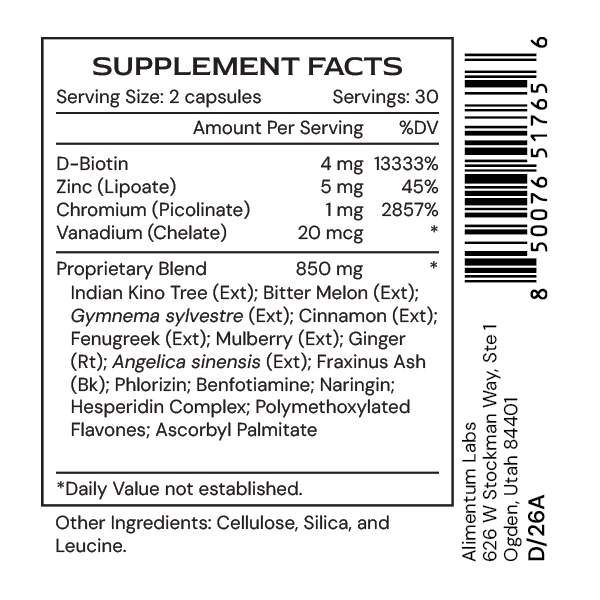 Alimentum Labs GlucoGenic