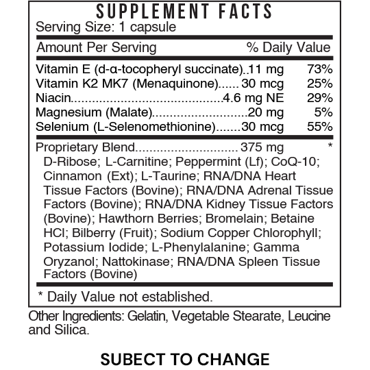 Systemic Formulas HQ – Heart Energy