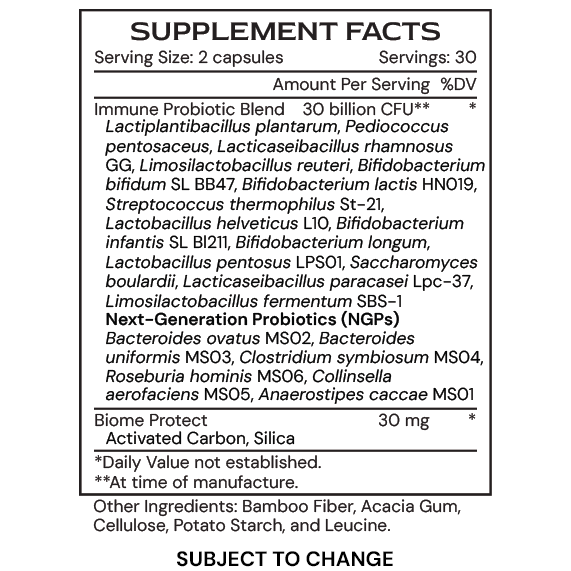 Alimentum Labs Immune µBiomic