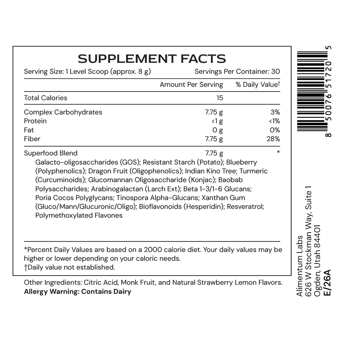 Alimentum Labs Immune Superfood