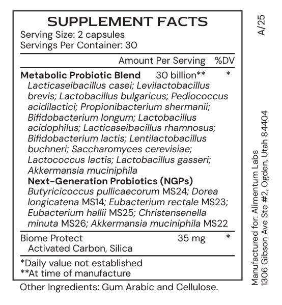 Alimentum Labs Metabolic µBiomic