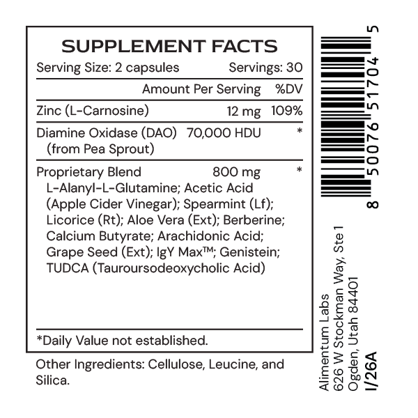 Alimentum Labs MucosaGenic