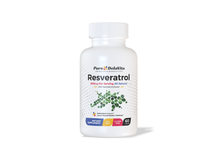 Pure DelaVita Resveratrol 600mg (60 Capsules)