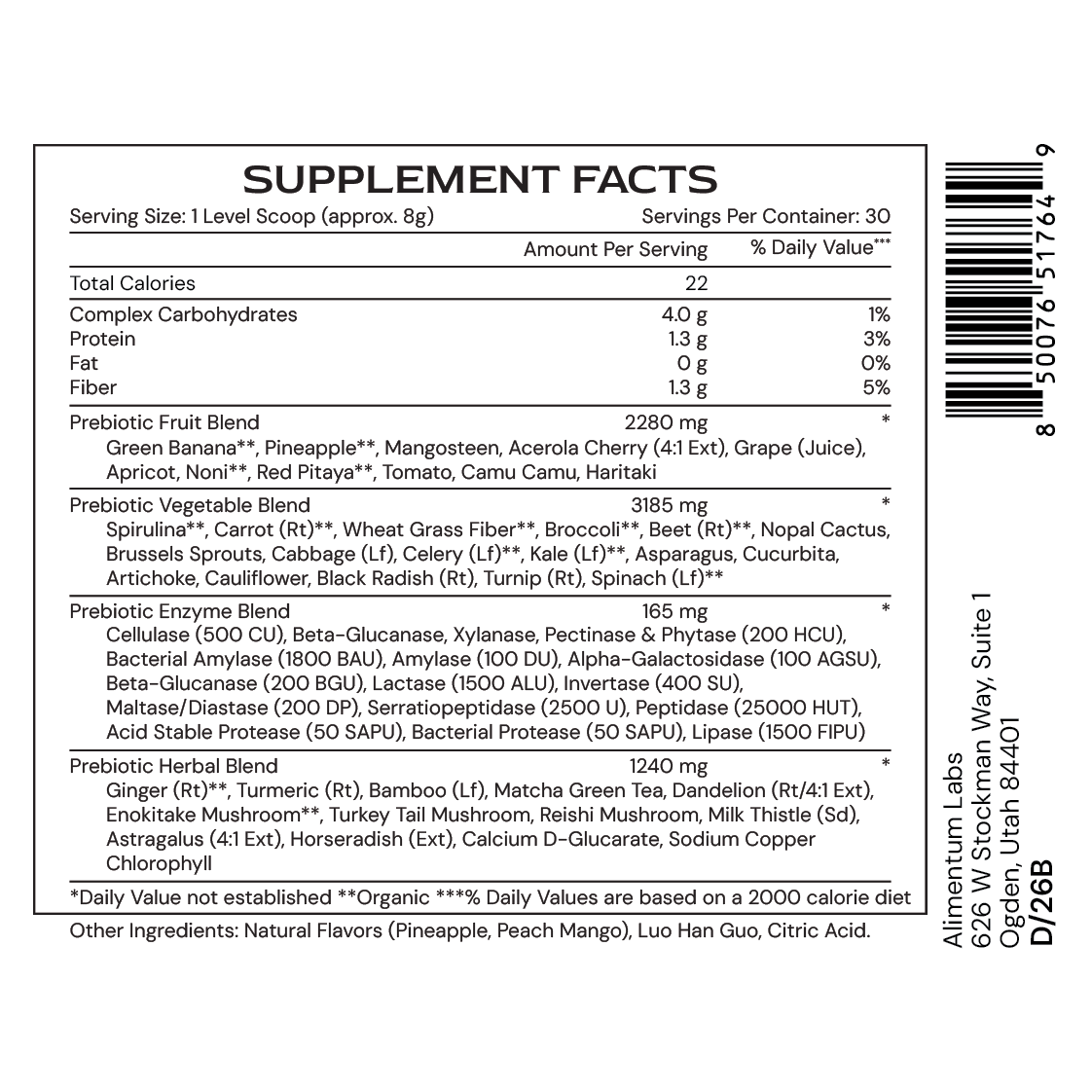 Alimentum Labs Terra Superfood