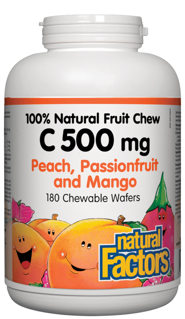Factors_C_Natural_Fruit_Chews_500_mg_Peach_Passionfruit_Mango_Chewable_Wafers_Image_2_7966817e-9fb7-4f6c-b7c0-5cd85934dbc5