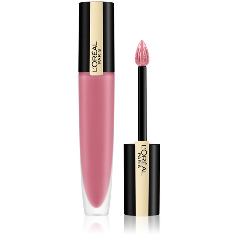 L'Oreal Paris, Rouge Signature Metallics, Liquid Lipstick, 105, Rule, 7 ml